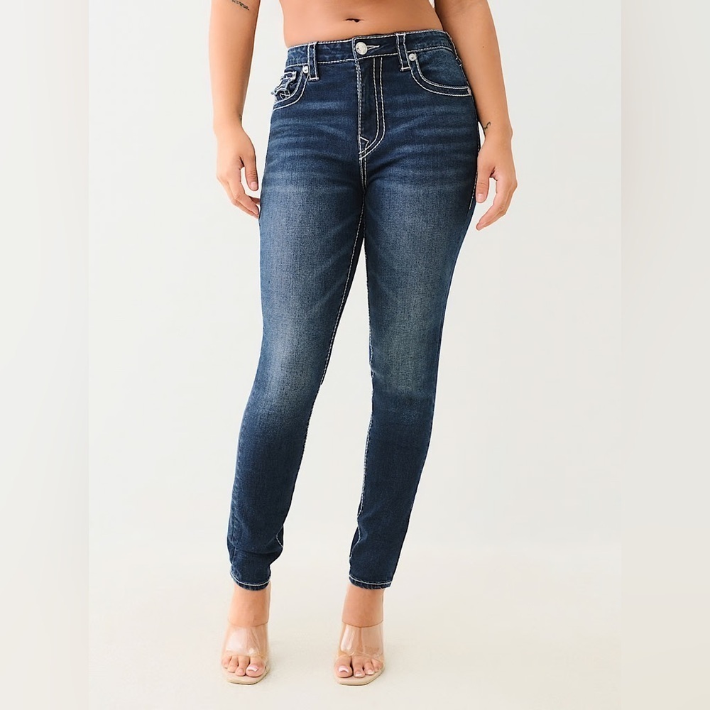 True Religion Dark Blue Women's Skinny Jeans